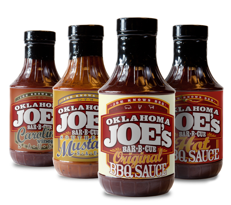 Oklahoma Joe's BBQ sauce bottles