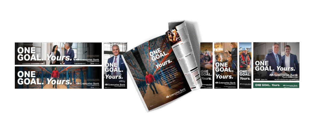 Enterprise Bank Ad Mockup